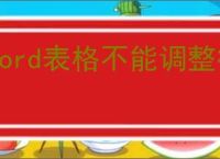 Word表格不能调整行高怎么办