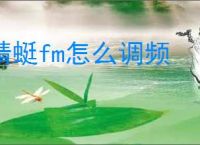 蜻蜓fm怎么调频