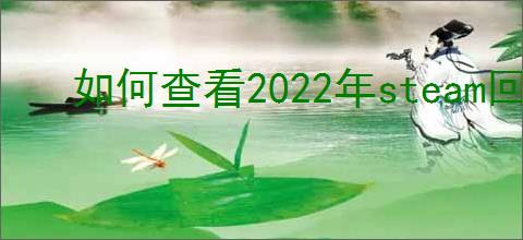 如何查看2022年steam回顾