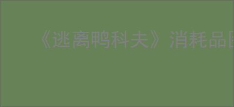《逃离鸭科夫》消耗品图鉴