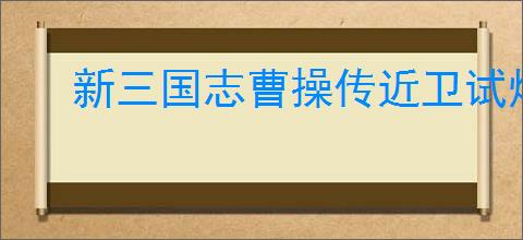 新三国志曹操传近卫试炼25怎么过,新三国志曹操传近卫试炼25阵容推荐