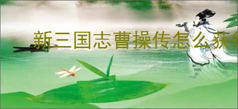 新三国志曹操传怎么获得无双星蕴石,新三国志曹操传无双星蕴石获取途径